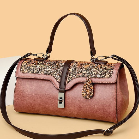 Women's Personalized Sewing Line Retro Fashion Portable Bags