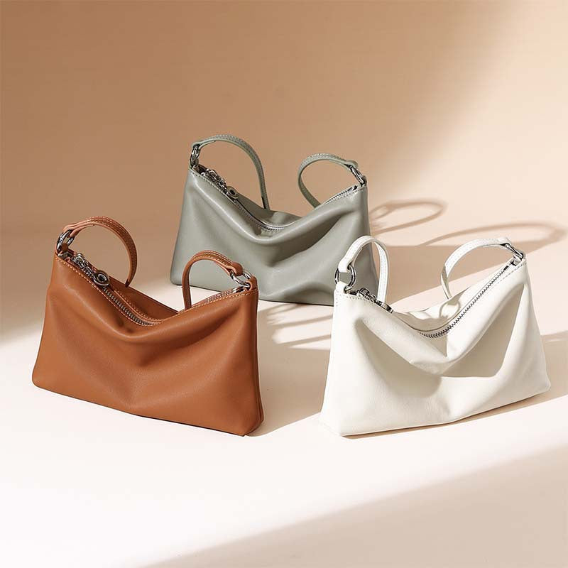 Women's French Style Underarm High-grade Large Capacity Crossbody Bags