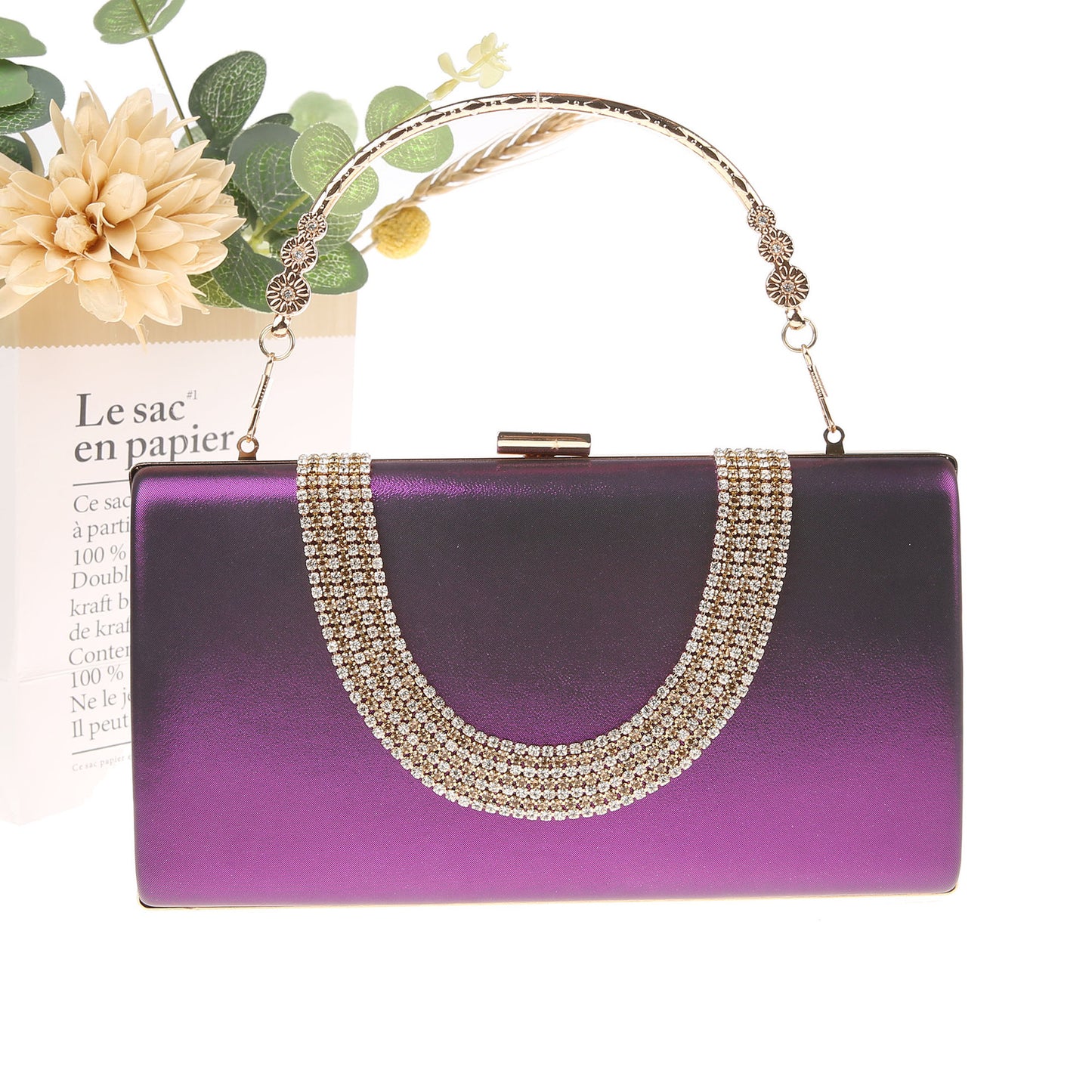Women's Party With Diamonds Clutch Dress Wedding Evening Bags