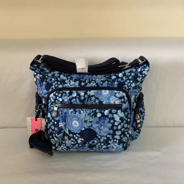 Spring Monkey Mesh Purple Series Nylon Crossbody Bags
