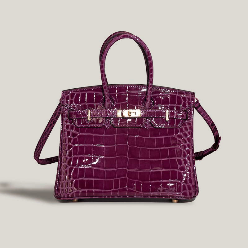 Women's Pattern Genuine Leather First Layer Cowhide Handbags