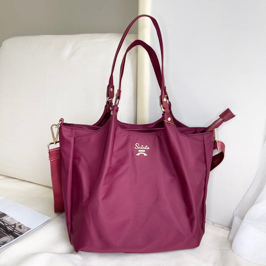Women's Lightweight Commuter Nylon Cloth Versatile Texture Shoulder Bags
