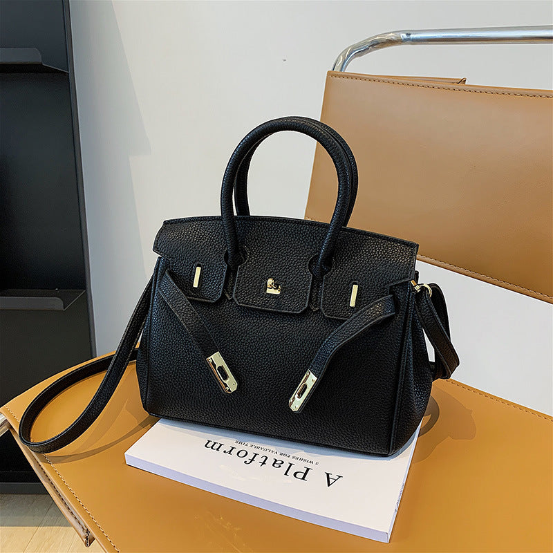 Women's Texture Fashion Red Bridal Large Crossbody Bags