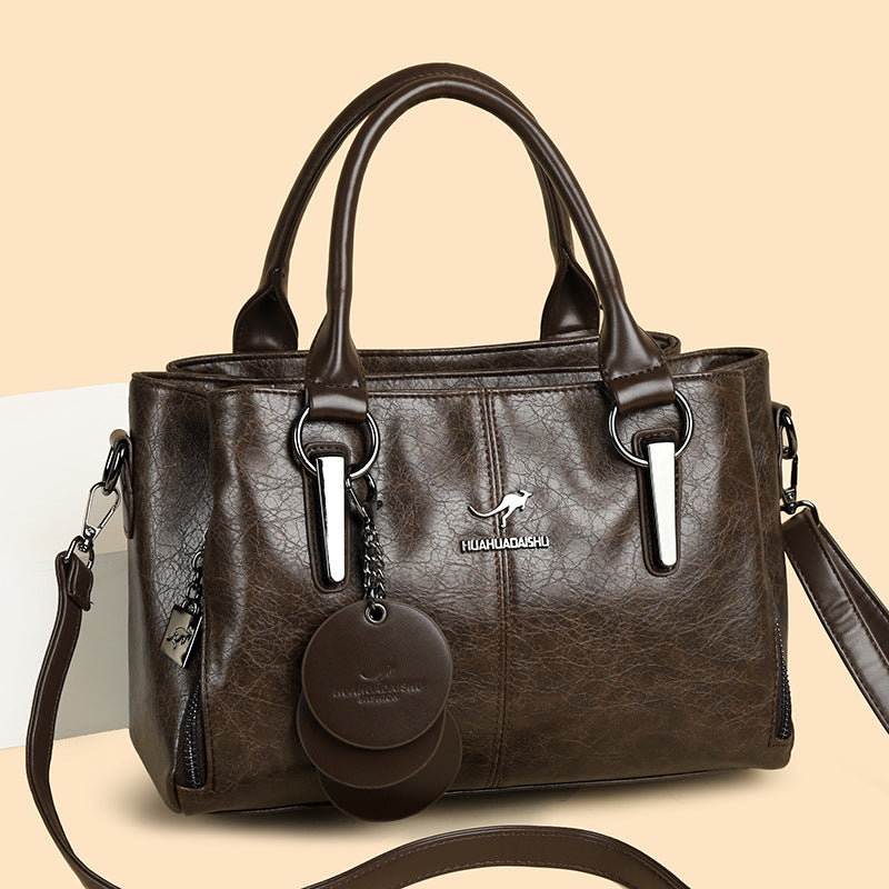 Women's Commuter Large Capacity Leather Pattern Handbags