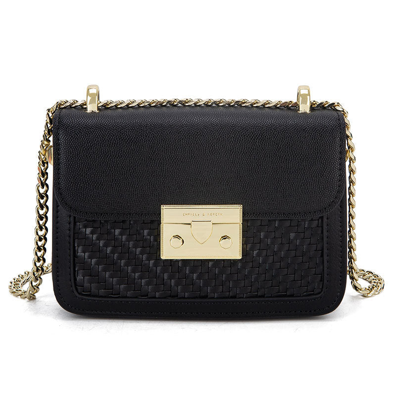Women's Fashion High Chain Weaving One Bags