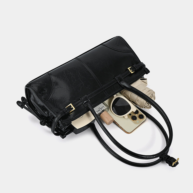 Women's Retro Fashion Baguette Underarm Commuter Large Shoulder Bags