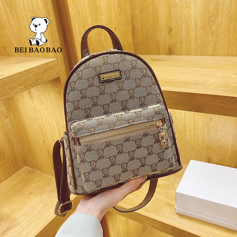 Women's Female Springtide Fashionable Stylish Large Capacity Backpacks
