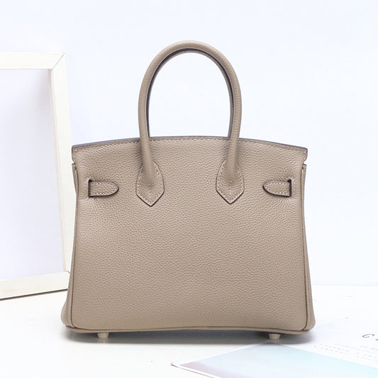 Women's Grain First Layer Cowhide Genuine Leather Handbags