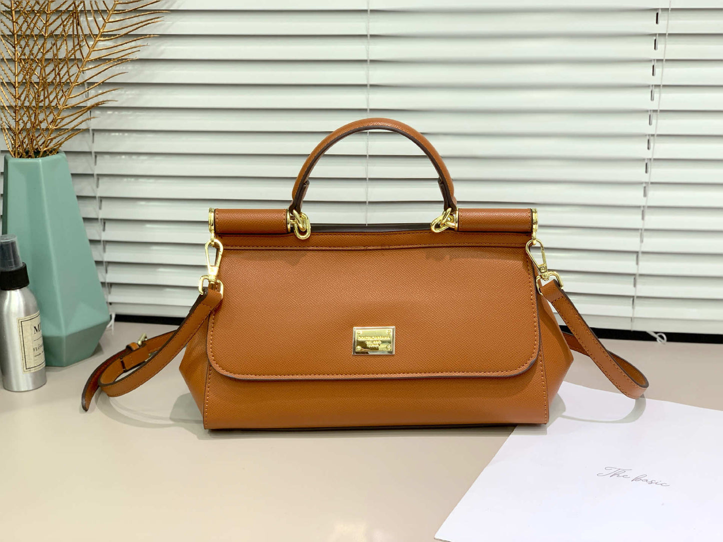 Large Baguette Sicilian Cowhide Flap Cow Handbags