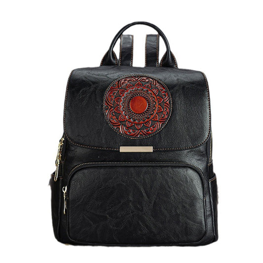Innovative Women's Fashion Artistic Large Capacity Backpacks