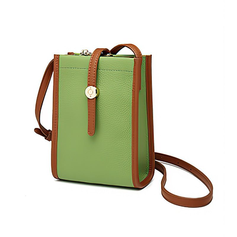 Women's New Mobile Retro Mini Leather Crossbody Bags