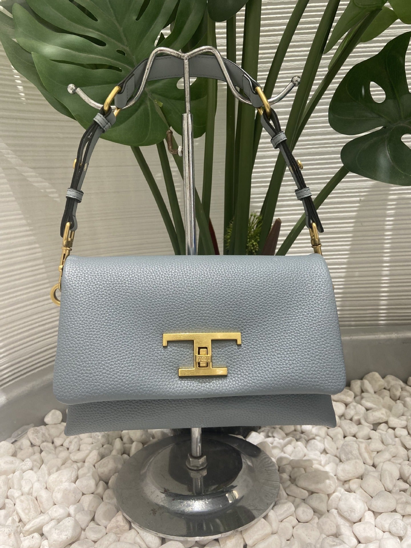 Women's Lychee Pattern Cow Leather Cloud Underarm Shoulder Bags