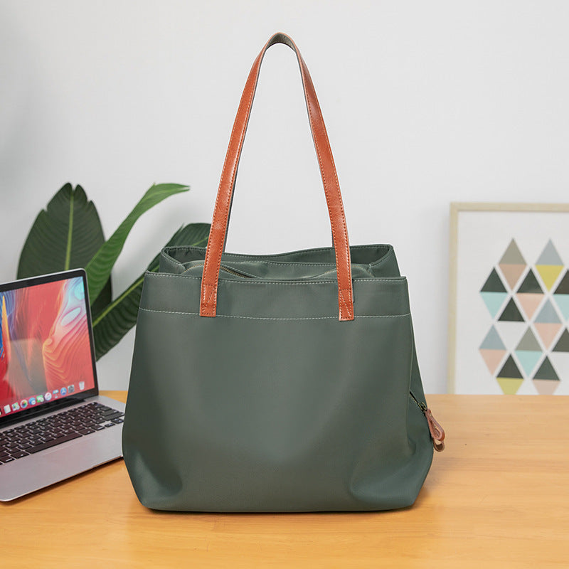 Women's Oxford Cloth Large Capacity Totes Fashionable Shoulder Bags