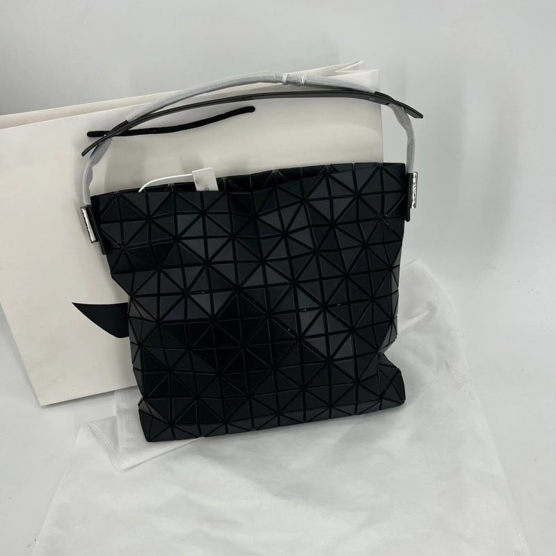 Women's Original Single Geometric Rhombus Baguette Portable Shoulder Bags