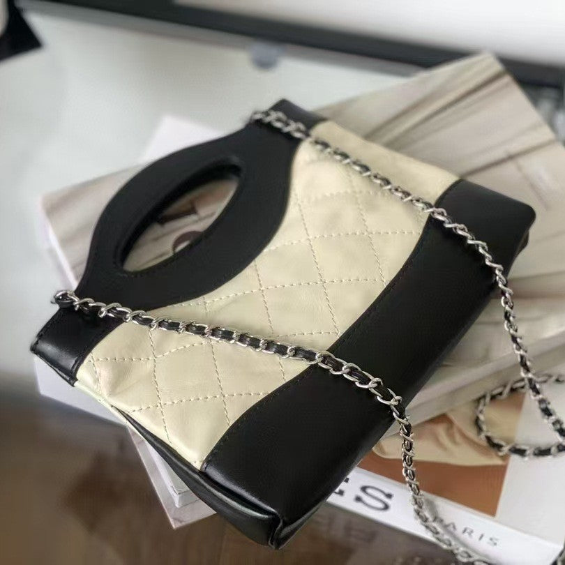 Women's Chic Rhombus Hand-held Envelope Genuine Leather Crossbody Bags