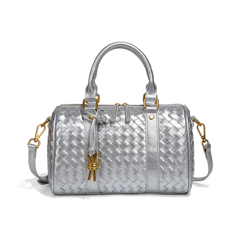 Women's Personalized High-grade Retro Practical Handmade Woven Handbags