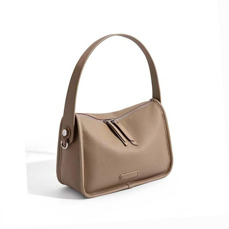 Women's First Layer Korean Niche Design Genuine Armpit Bags