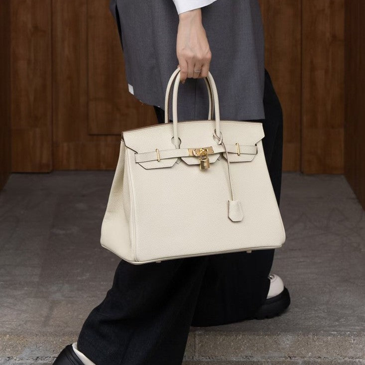 Women's Retro Fashion First Layer Cowhide Genuine Leather Handbags