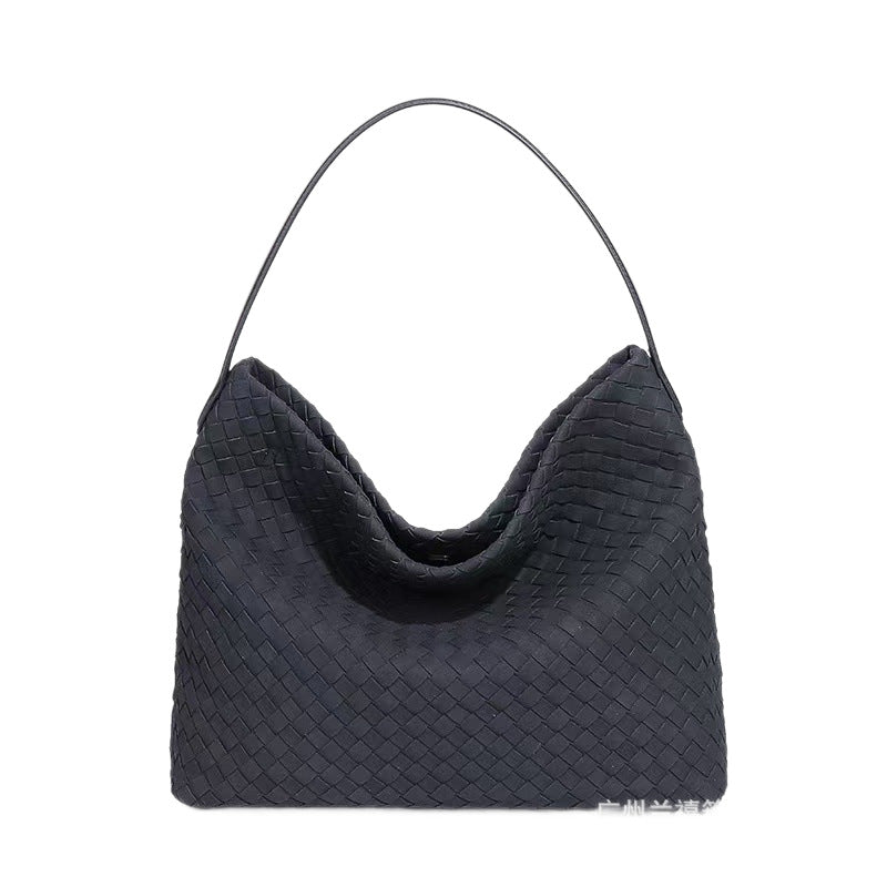 Charming Women's Frosted Woven Large Capacity Tote Bags