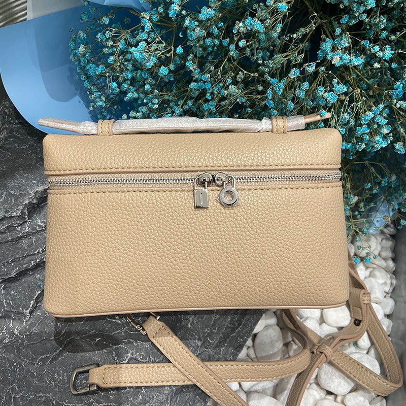 Women's Strictly Selected Lunch Box Genuine Leather Crossbody Bags