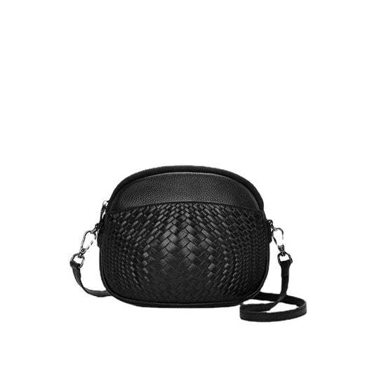 Women's Classic Fashionable Genuine Leather Round Crossbody Bags