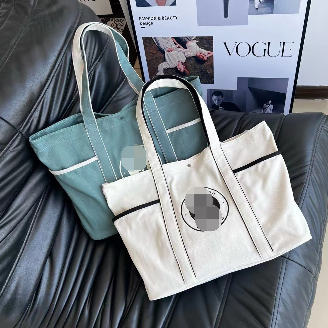 Women's Bowling Large Capacity Canvas Portable Trendy Handbags