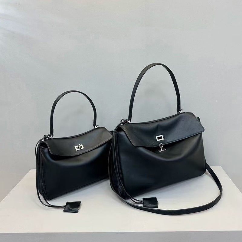 Women's Top Layer Cowhide Fashion Trendy Cool Handbags