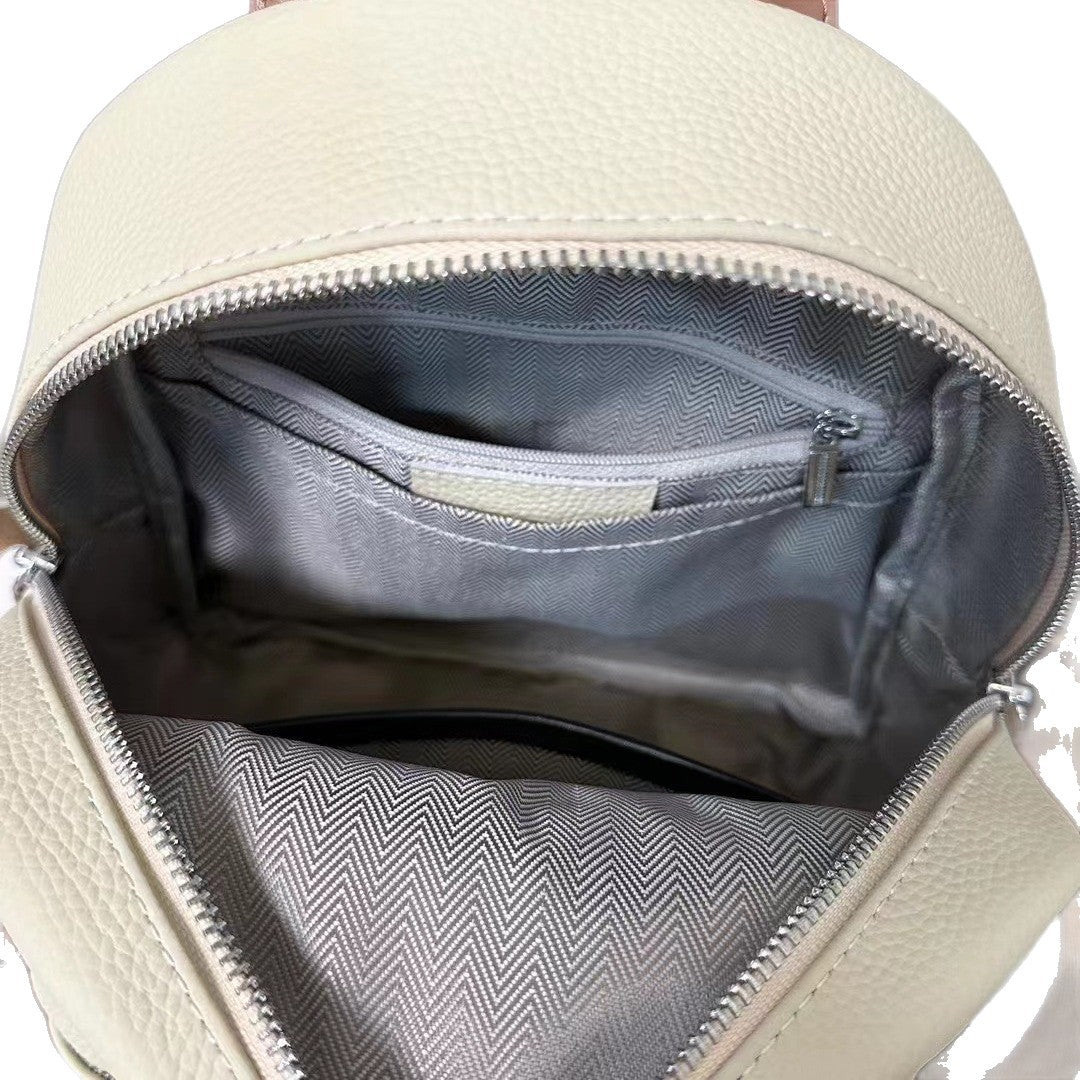 Layer Cowhide Large Capacity Leather Commute Backpacks