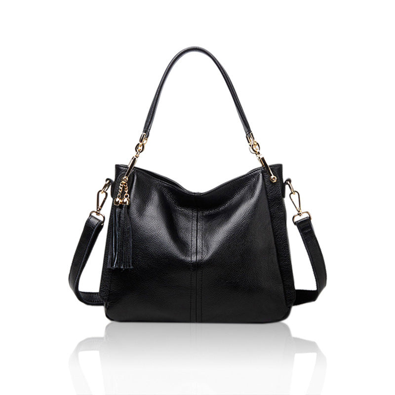 Women's Summer Street Fashion Leather Solid Color Crossbody Bags