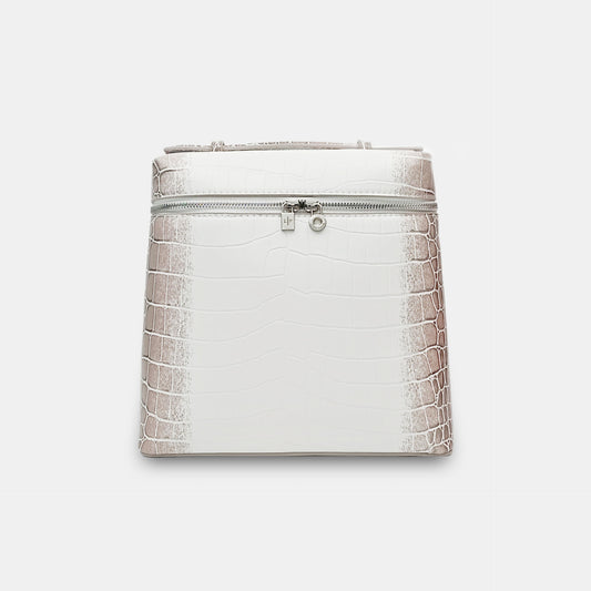 Women's Minimalist Soft Lychee Pattern Lunch Box Backpacks