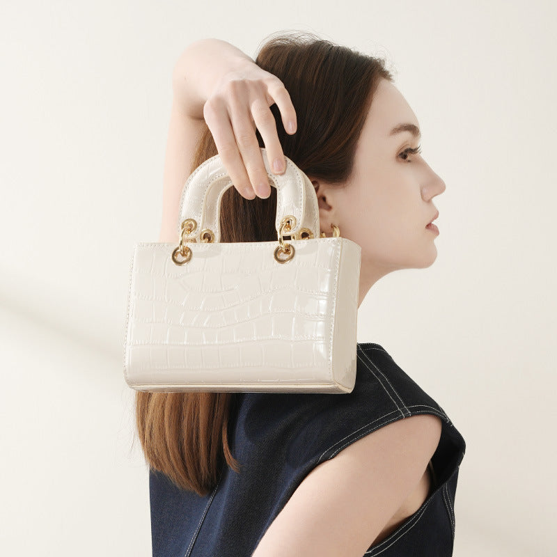 Women's & Men's Female Diana Leather Message Commuting Cowhide Men's Bags