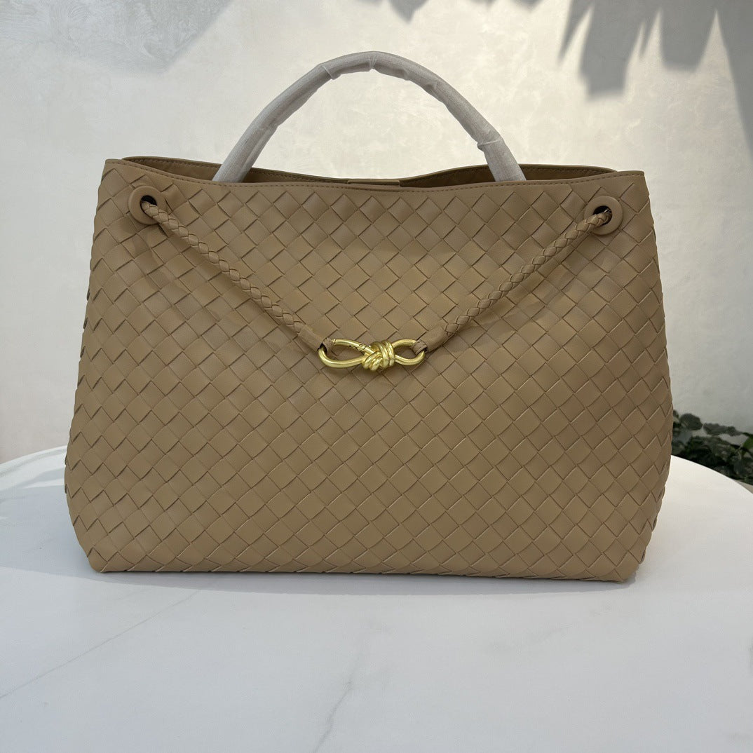 Women's Hand-woven Large Capacity Genuine Leather Handbags