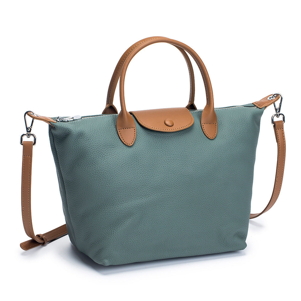Women's Genuine Leather Large Capacity Fashion Dumpling Crossbody Bags