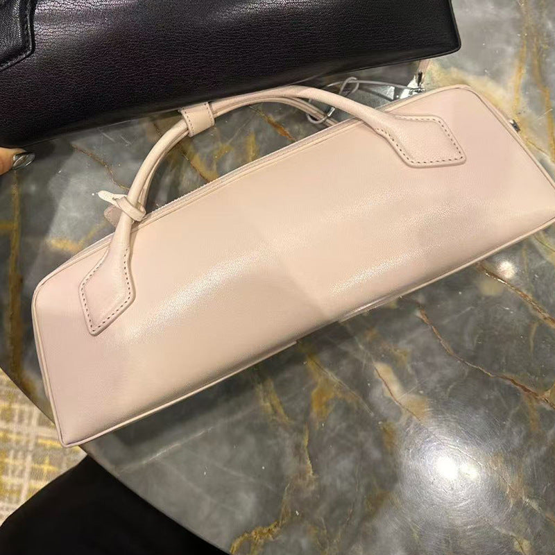 Women's Leather Baguette Fashion First Layer Shorts Bags
