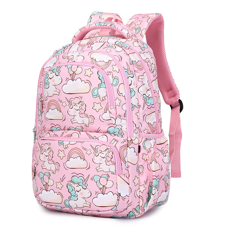 Children's Unicorn Cartoon Primary Large Capacity Breathable Backpacks