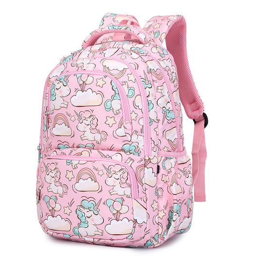 Children's Unicorn Cartoon Primary Large Capacity Breathable Backpacks