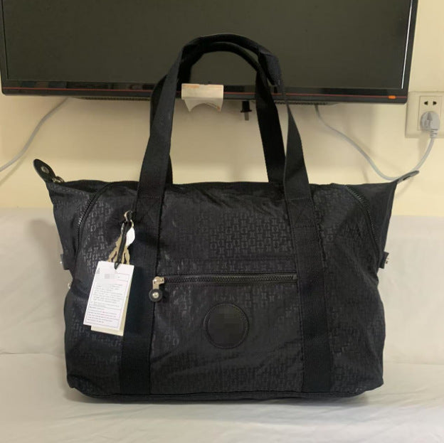 Summer Nylon Monkey Mesh Purple Large Travel Bags