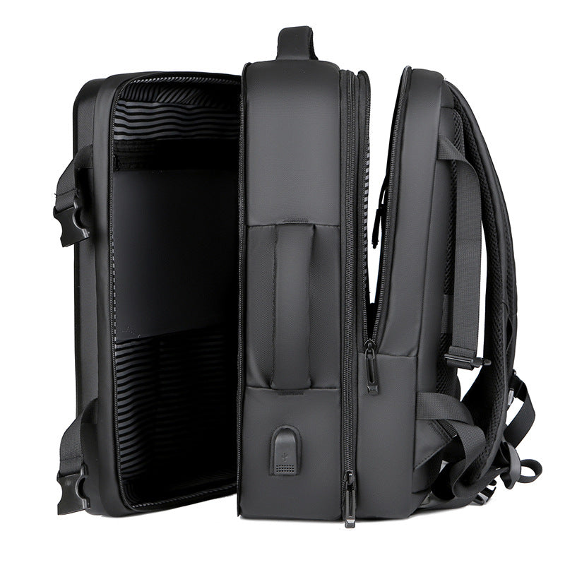 Men's Large Capacity Hard Shell Business Expansion Backpacks