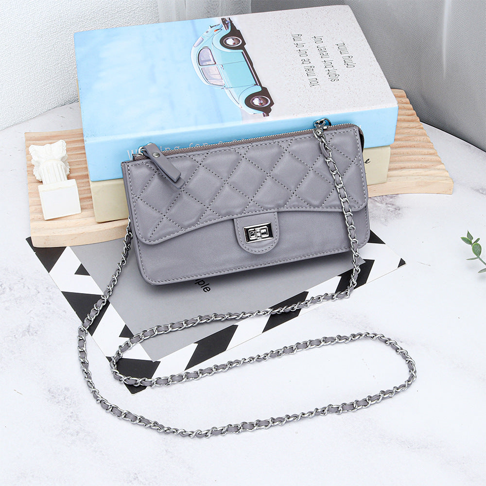 Classic Style Diamond Chain Pouch Fashion Crossbody Bags