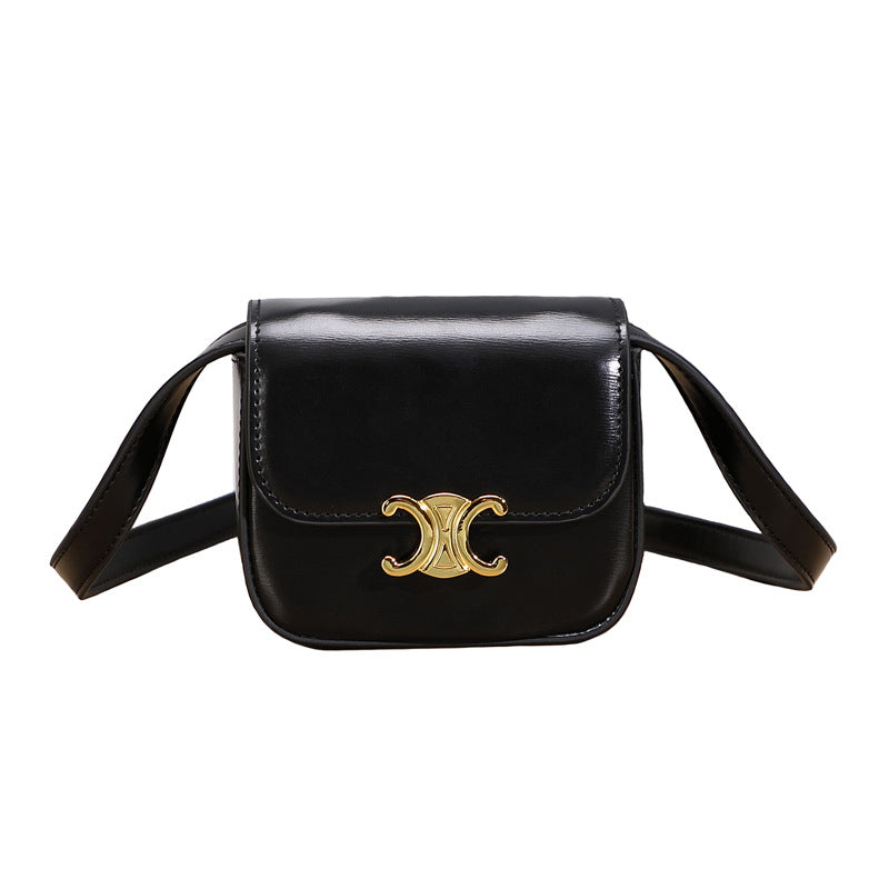 Spring Genuine Leather Arc Cute Mini Shoulder Bags