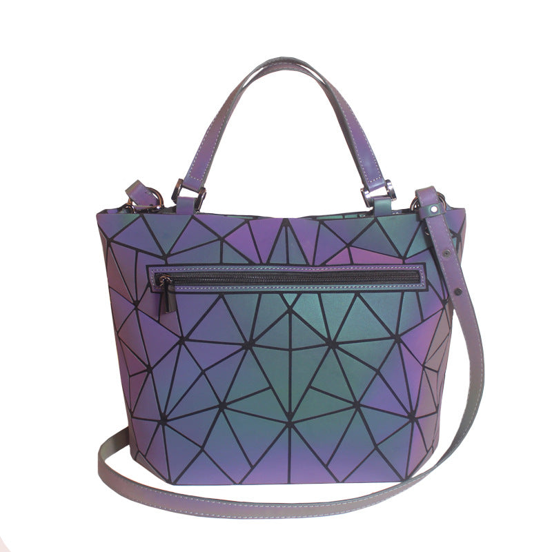 Women's Luminous Female Tassel Pendant Zipper Versatile Shoulder Bags