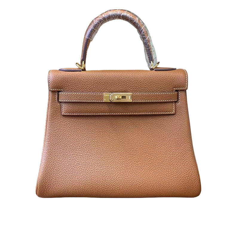 Women's Strap Gold Second Generation Kelly Closed Toe Handbags