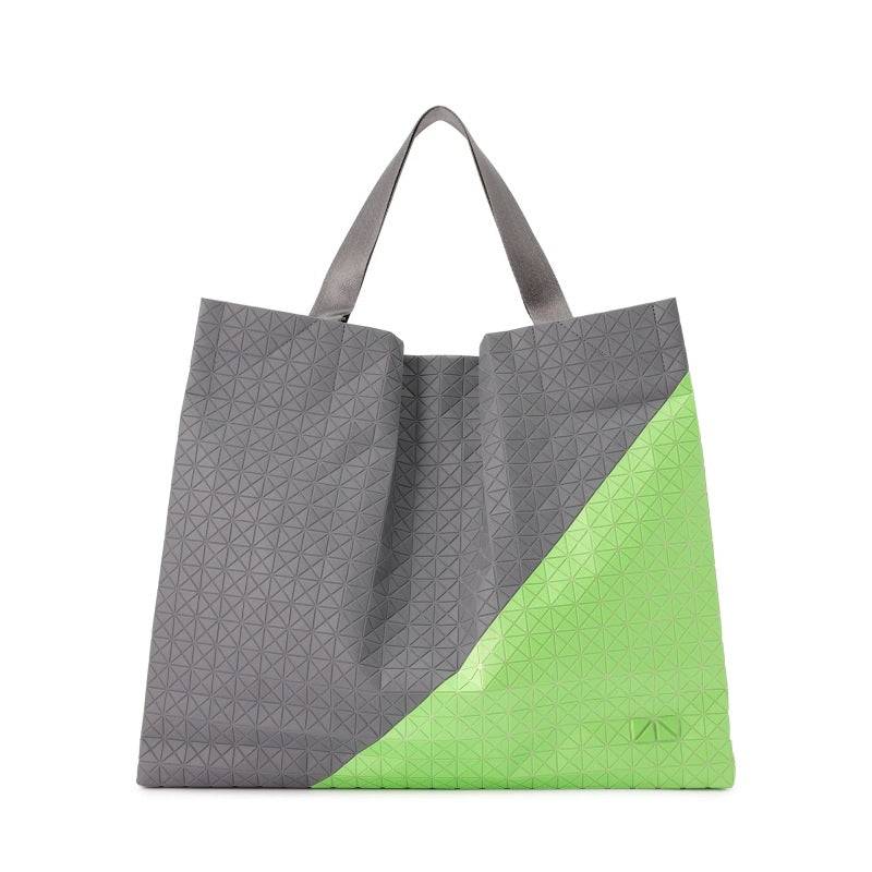 Geometric Diamond Pattern Silicone Check Lifetime Shoulder Bags