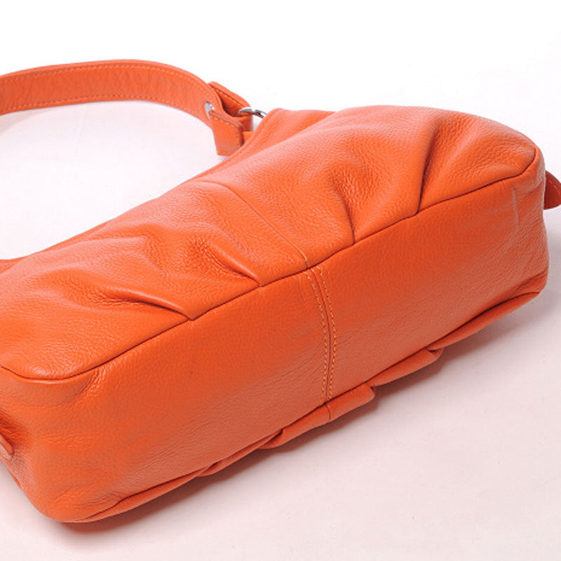 Women's Unique Underarm Cowhide Fashion Leather Shoulder Bags