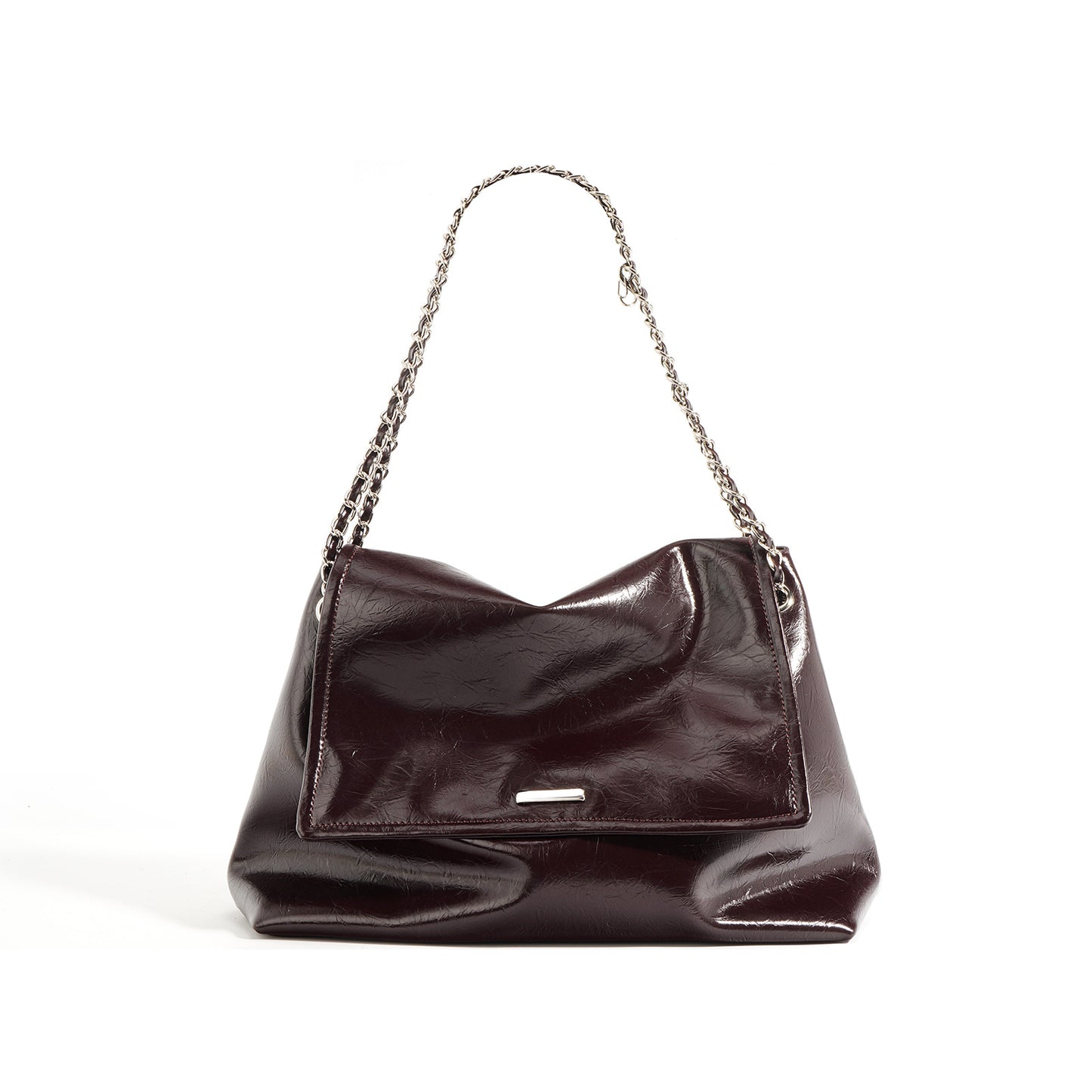 Women's Design High-grade Chain Cowhide Large Capacity Shoulder Bags