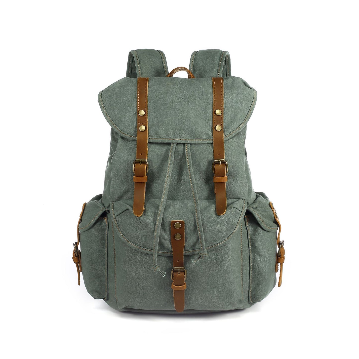 Encrypted Washed Canvas With First Layer Backpacks