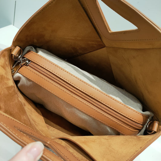 Women's Leather Special Interest Light Luxury Woven Shoulder Bags