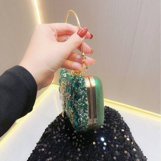 Women's Rhinestone Banquet Style Clutch Party Dinner Evening Bags