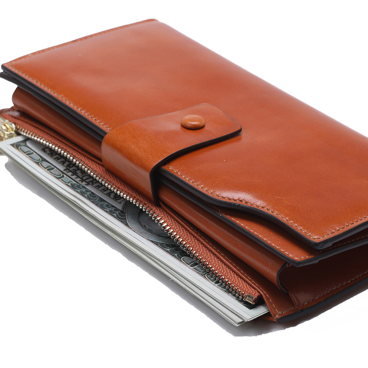Women's & Men's Long Fashion Genuine Leather First Layer Ladies Wallets