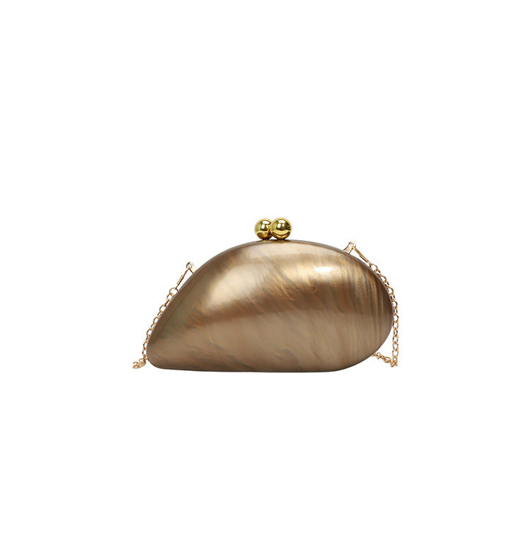 Women's Dinner Clutch Acrylic Slug Shape Minority Bags